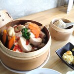 中華ダイニング SCENT - セイロ蒸しランチ（森林鶏の発酵唐辛子蒸し）