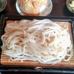 手打そば うどん あわ家 頌庵 - うどん♪コシ抜群もちもちで何より纏わりつかない♪塩加減もいい♪