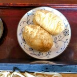 手打そば うどん あわ家 頌庵 - いなりずし♪酢飯も丁度♪食べ応えあるふんわり詰め具合♪