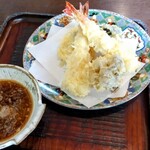 手打そば うどん あわ家 頌庵 - 天ぷら単品♪衣サクサク歯触り良し♪油切れも良し♪