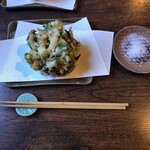 そば遊歩 - 小柱•小海老の掻き揚げ