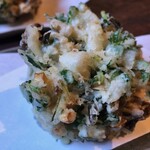 そば遊歩 - 小柱•小海老の掻き揚げ