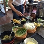 こだわり麺や - 薬味の図