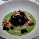 レ セゾン - 比内地鶏の半熟玉子