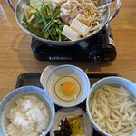 ウエスト - 料理写真:もつ鍋定食980円