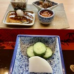 海老亭別館 - 土鍋炊きご飯のお供