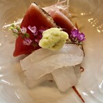 海老亭別館 - 迷い鰹、カワハギ