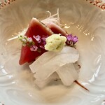 海老亭別館 - 迷い鰹、カワハギ