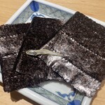 煮干しのビリー - 佐賀一番摘み海苔200円
