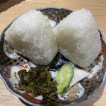 煮干しのビリー - 塩おにぎり2ヶ250円