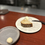 レストラン スノゥ - パン②薩摩芋のミルクコッペパン