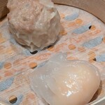 チャイニーズ ダイニング イケガメ - 鮮肉シュウマイ＆海老餃子