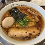 Tombo - 味玉醤油の旨味ソバ（1,400円）