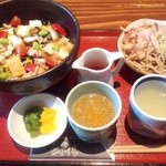 ろくべえ - 「ふくい名物丼セット」1030円