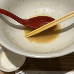 れんげ - 美味しかったから、スープぜんぶ飲み干しちゃったよ