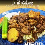 ジャパニーズ スパイス カリー ワッカ - メニュー。御店のX據り。