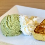 Noce - ピスタチオアイスとキャラメリゼナッツ添え