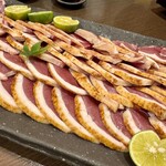 旬彩 かづ - 鴨鍋の鴨もとても美しい