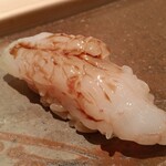 鮨 銀座 おのでら - ボタン海老