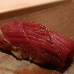 鮨 銀座 おのでら - マグロ赤身漬け