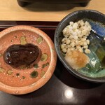 黙坊 - 煮豆に寒天