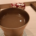 鮨 銀座 おのでら - 完熟もも酒お湯割り