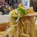 食堂 はせ川 - メンマとネギの食感がナイス