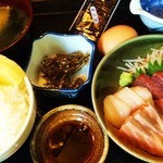 楓花 - 刺身定食（大盛り）￥７８０