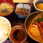 楓花 - 刺身定食￥６８０