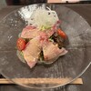 ライブラリーカフェ トラックス - 鰤の中華風カルパッチョ