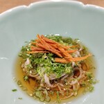 御幸町 田がわ - 蕎麦　バチコ　芹