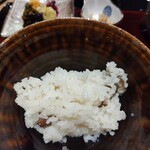 御幸町 田がわ - 土鍋ごはん2 むかごごはん
