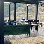 上籾棚田テラス 籾庵 - テラス席