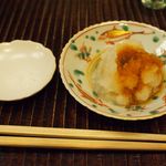 竹屋町 三多 - 大根おろしと塩