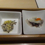 蟻月 東京スカイツリータウン・ソラマチ店 - ひじきの白和えとトリ貝の酢の物