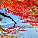 ペーパームーン - 河口湖からの富士