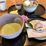 一石庵 - 抹茶セット900円