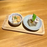 いざかや しん - お通し2種です(o^^o)