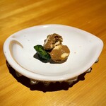 いざかや しん - クリームチーズ醤油漬けは初めてオーダーしました(o^^o)