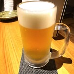 いざかや しん - 生ビールは2杯頂きました(o^^o)