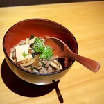 いざかや しん - すき焼きの締めはやはりうどんですね！(o^^o)