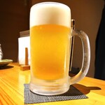 いざかや しん - 生ビールで乾杯♪(*^^)o∀*∀o(^^*)♪