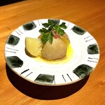 いざかや しん - リクエスト料理のじゃがバター烏賊の塩辛です(o^^o)