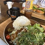 蔵Moto Cafe - ハンバーグランチプレートねぎ塩