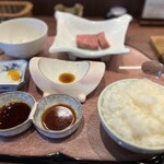 ステーキ&グリル OKAKI 守山店 - 白ごはんも美味し過ぎて大盛りをおかわり