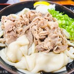 麺紡 - 肉ぶっかけ餅トッピング