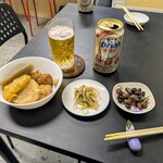 tell me キッチン - オリオンビール　ちょい呑みセットとおでん盛り