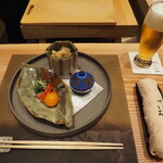 割烹さいお - 乾杯は生ビル