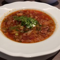 Russian Restaurant ROGOVSKI 銀座 - ウクライナボルシチ