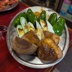 食楽苑 - 野菜盛り。